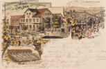 Restauration und Gartenwirtschaft zum Hirsch, um 1900 (Stadtarchiv Esslingen)